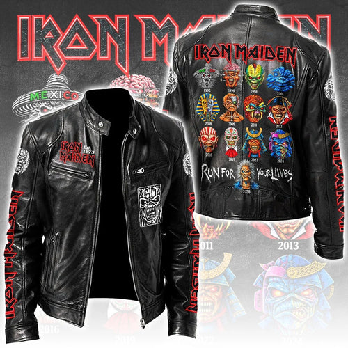 Iron Maiden Motorcycle Leather Jacket – TANTN26198