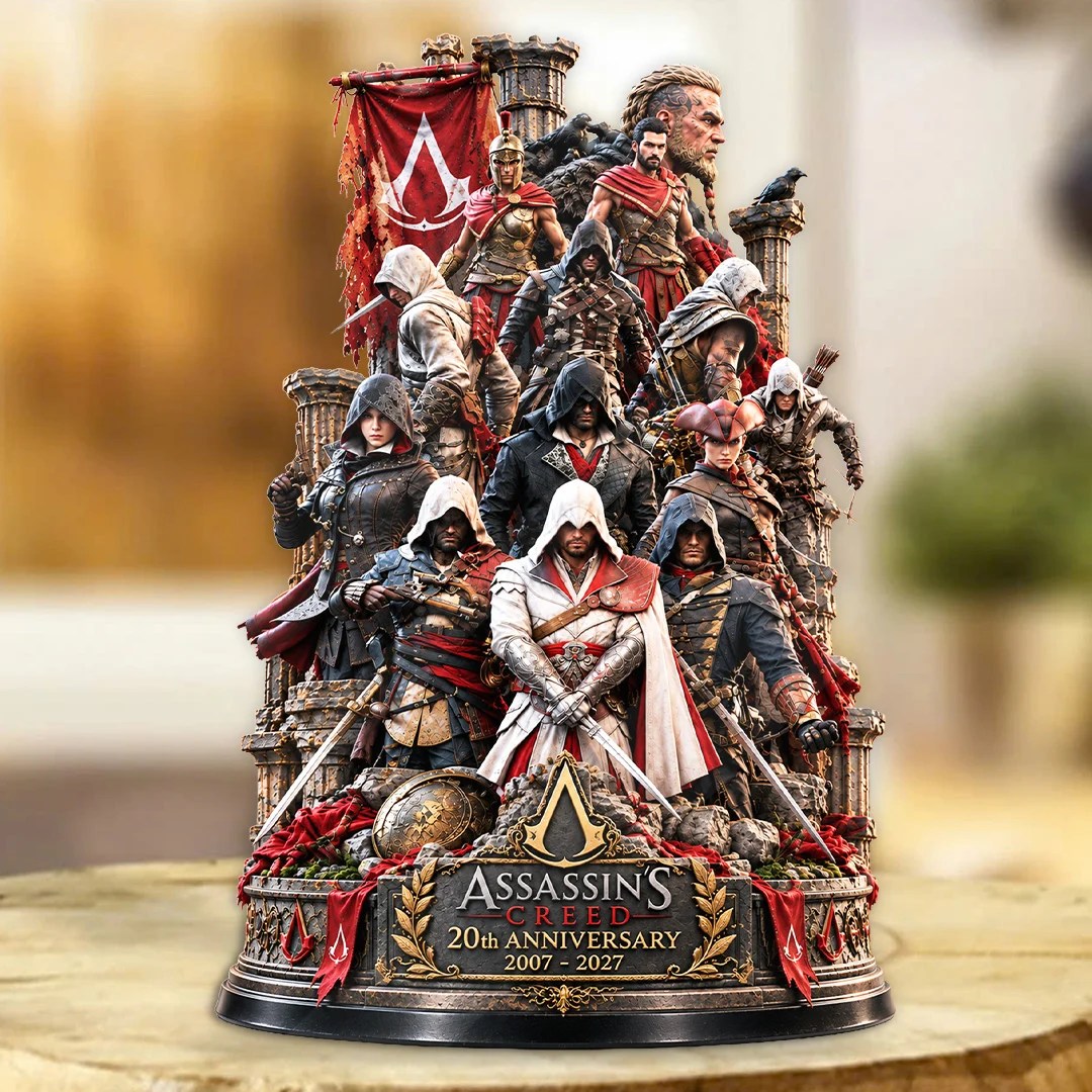Assassin's Creed 20th Anniversary 2027 Custom Shape Acrylic Plaque – TANTN26223