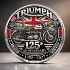 Triumph Motorcycles 125th Anniversary 2027 Commemorative Coin – TANTN26233