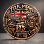 Triumph Motorcycles 125th Anniversary 2027 Commemorative Coin – TANTN26233