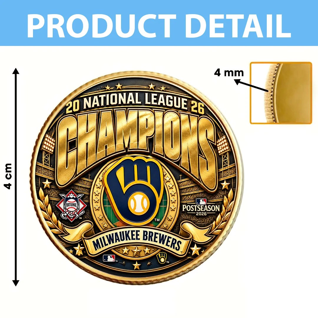 Milwaukee Brewers 2026 National League Champions Commemorative Coin – TANTN26274