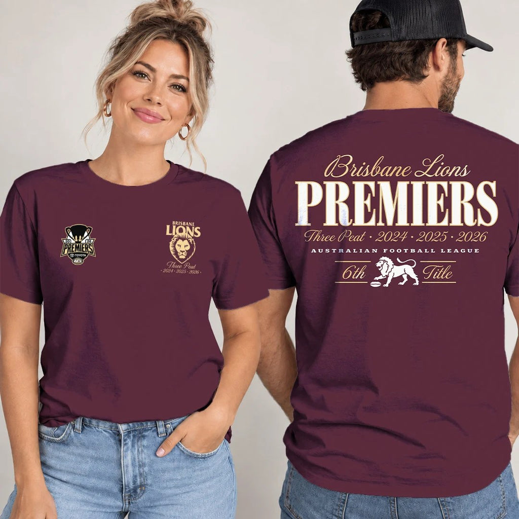 Brisbane Lions 2026 AFL Premiers 3D Apparel – TANTN26339