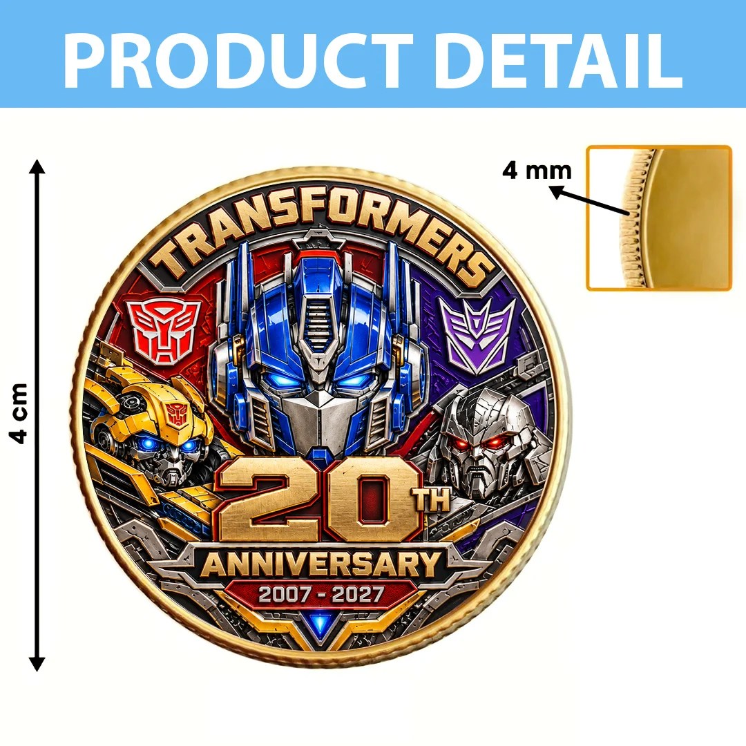 Transformers 20th Anniversary 2027 Commemorative Coin – TANTN26372
