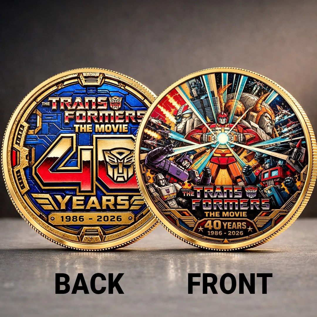 The Transformers: The Movie 40th Anniversary Commemorative Coin – TANTN26391