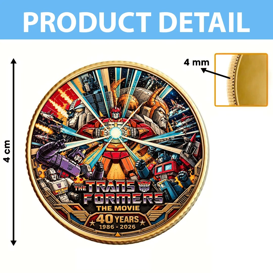 The Transformers: The Movie 40th Anniversary Commemorative Coin – TANTN26391