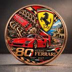 Ferrari 80 Years Anniversarry 2027 Commemorative Coin – TANTN26395