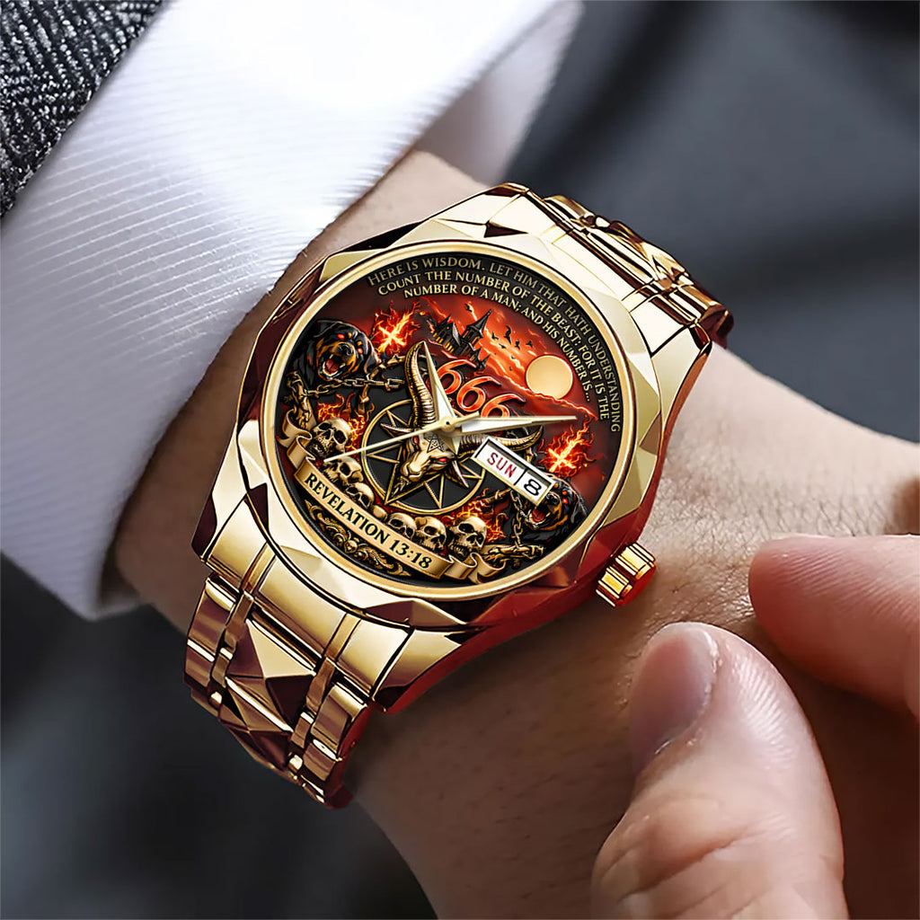 The Omen 50th Anniversary 2026 Alloy Luxury Quartz Watch – TANTN21054