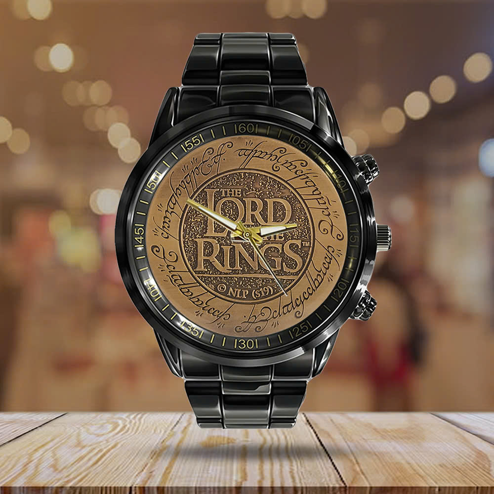 The Lord of the Rings Black Stainless Steel Watch – TMTHU2610