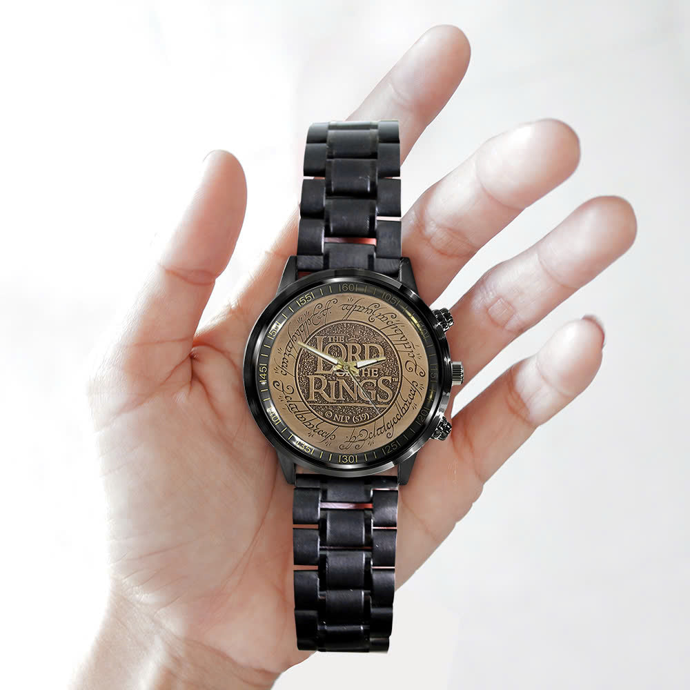 The Lord of the Rings Black Stainless Steel Watch – TMTHU2610