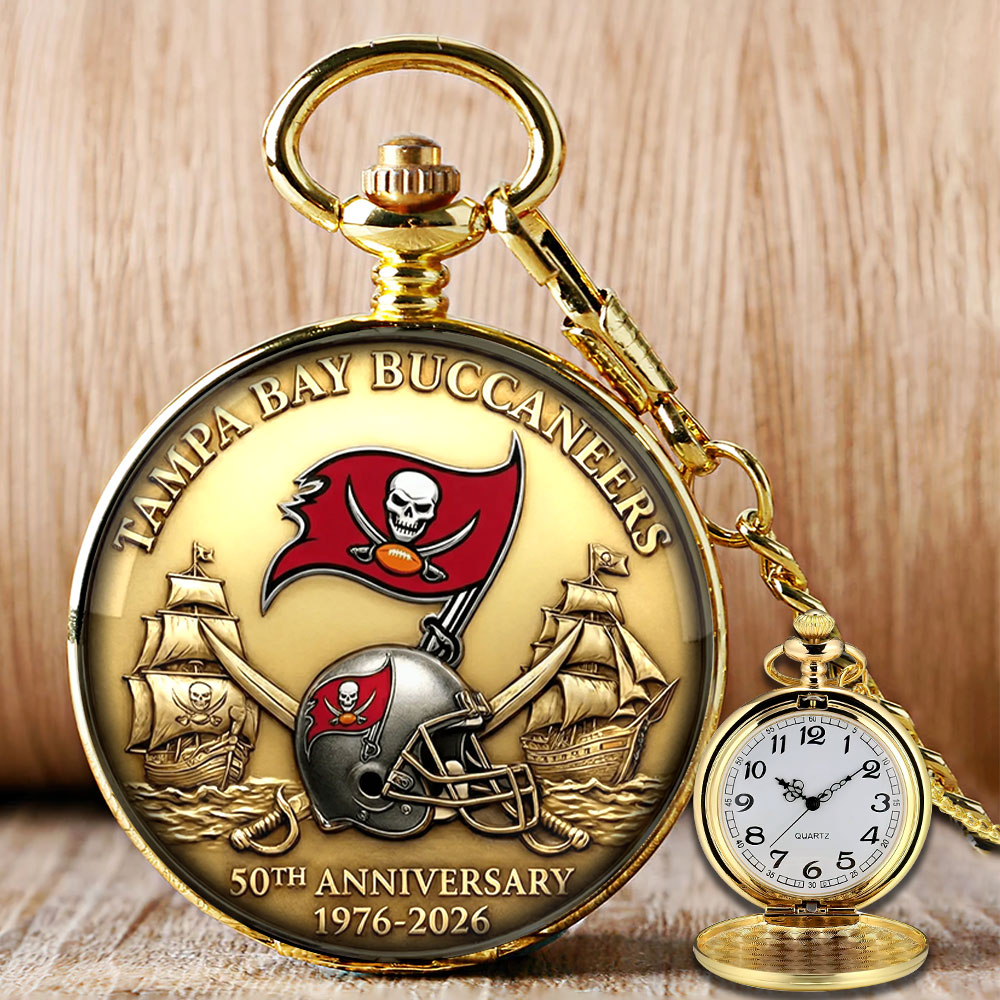 Tampa Bay Buccaneers 50th Anniversary Pocket Watch – MAITM14425