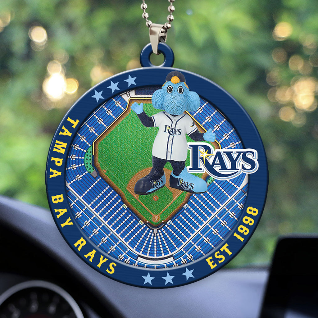 Tampa Bay Rays Custom shape 2-sided Acrylic Car Ornament – HOATT13058