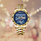 Tampa Bay Rays 2026 American League Champions Alloy Luxury Quartz Watch – TMTHU10198