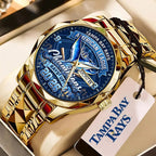 Tampa Bay Rays 2026 American League Champions Alloy Luxury Quartz Watch – TMTHU10199
