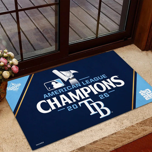 Tampa Bay Rays 2026 American League Champions Doormat – TMTHU10203