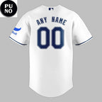 Tampa Bay Rays 2026 Retro Throwback Rays Personalized Baseball Jersey