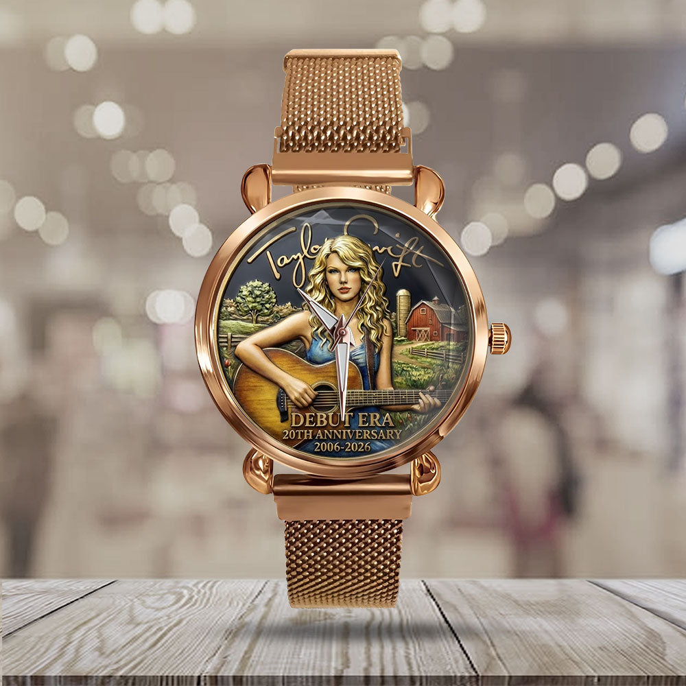 Taylor Swift 20th Anniversary Mesh Strap Quartz Watch – MAITM14493