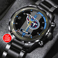 Personalized Tennessee Titans Black Stainless Steel Watch – TANTN16034