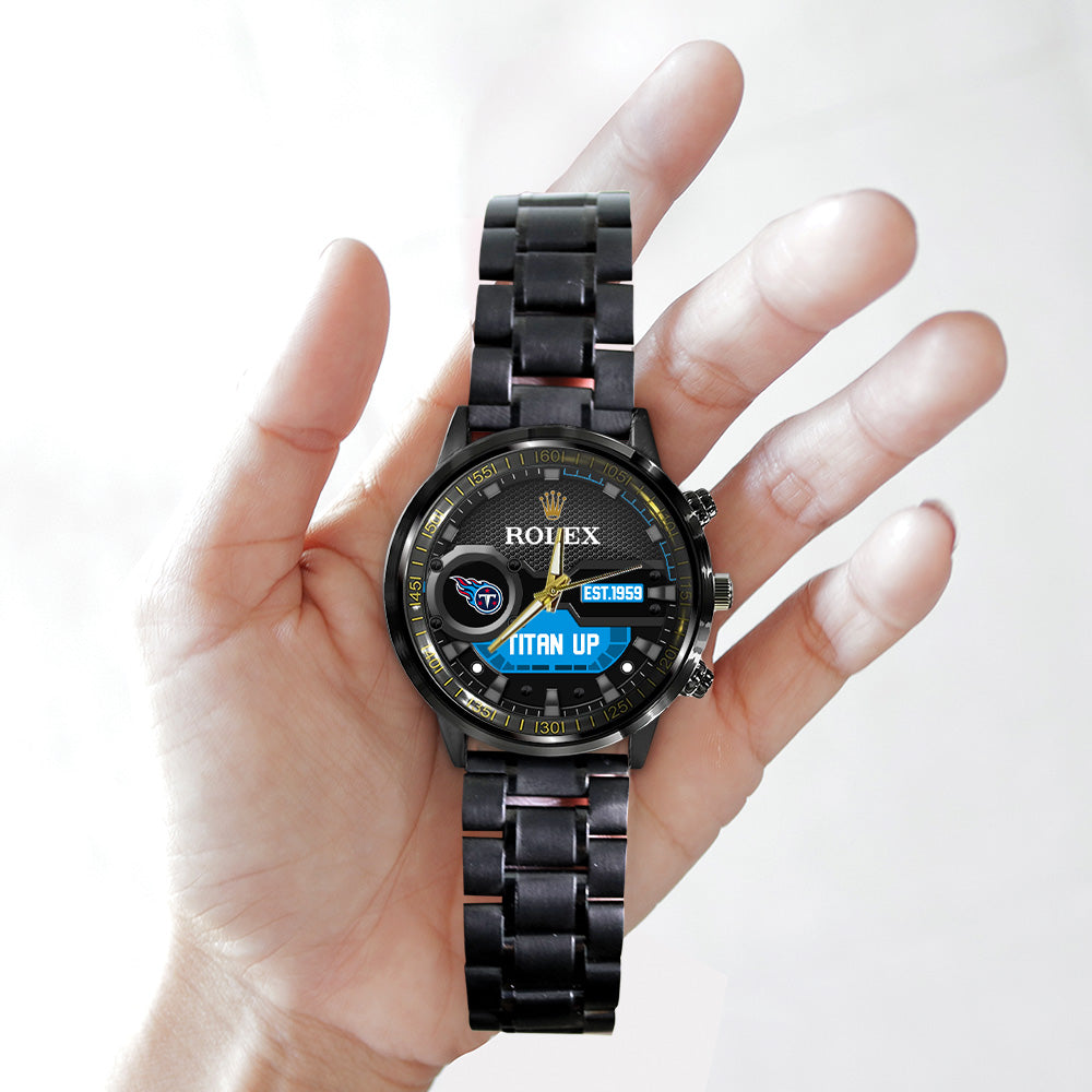 Tennessee Titans x Rolex Black Stainless Steel Watch – MAITM13223
