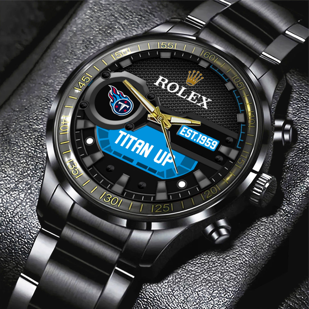 Tennessee Titans x Rolex Black Stainless Steel Watch – MAITM13223