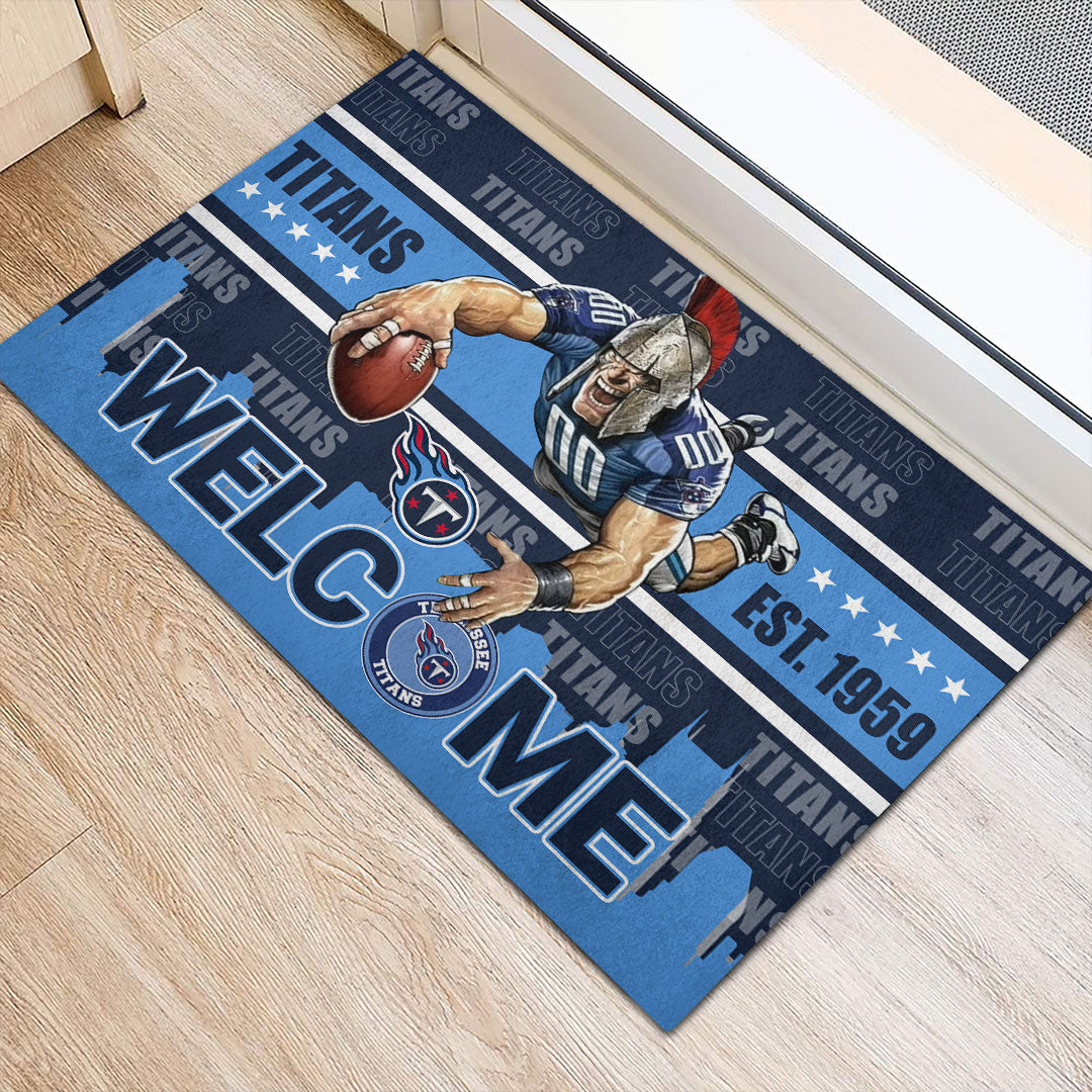 Tennessee Titans Custom Doormat – HOATT12859