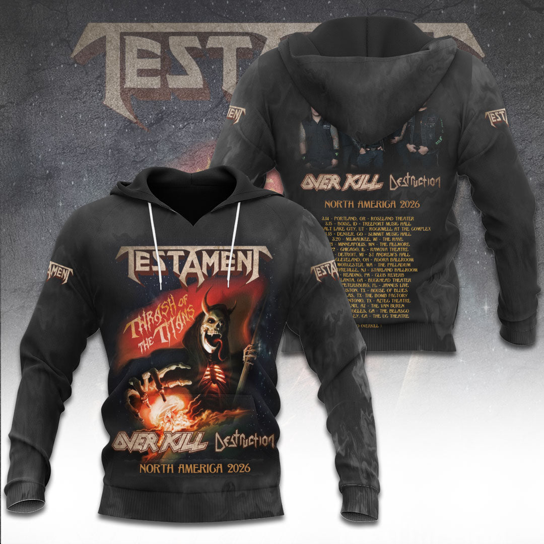 Testament Tour 2026 3D Apparel – TANTN21833