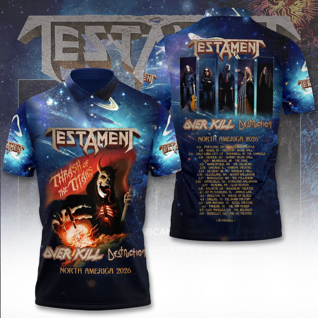 Testament Tour 2026 3D Apparel – TANTN21863