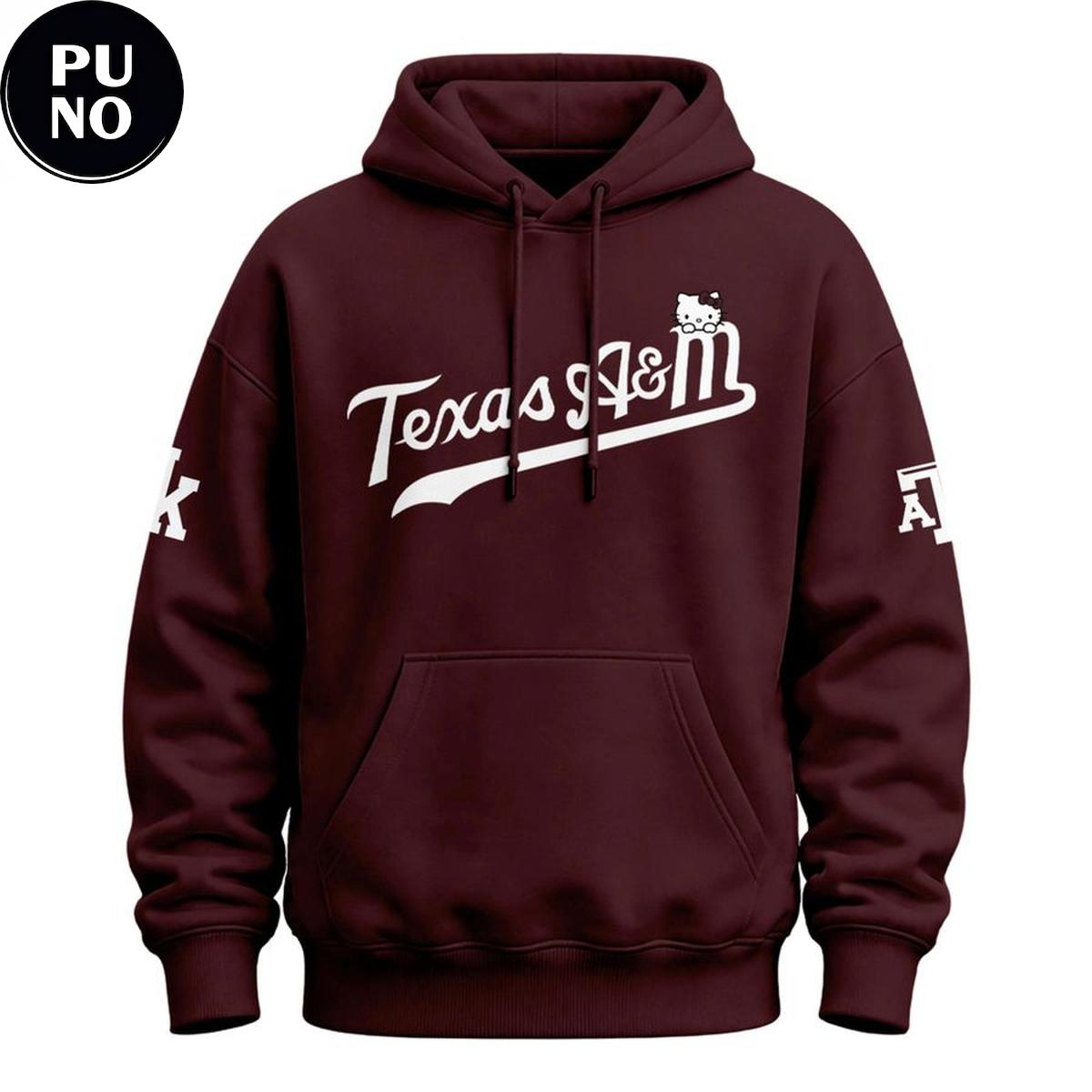 Texas A&M x Hello Kitty Night 2026 Hoodie T-Shirt