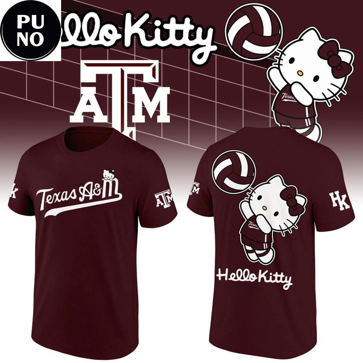 Texas A&M x Hello Kitty Night 2026 Hoodie T-Shirt