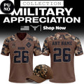 Texas Longhorns 2026 Military Appreciation Night Personalized Football Jersey