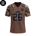 Texas Longhorns 2026 Military Appreciation Night Personalized Football Jersey