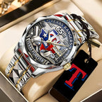 Texas Rangers 65th Anniversary Alloy Luxury Quartz Watch – TANTN21609