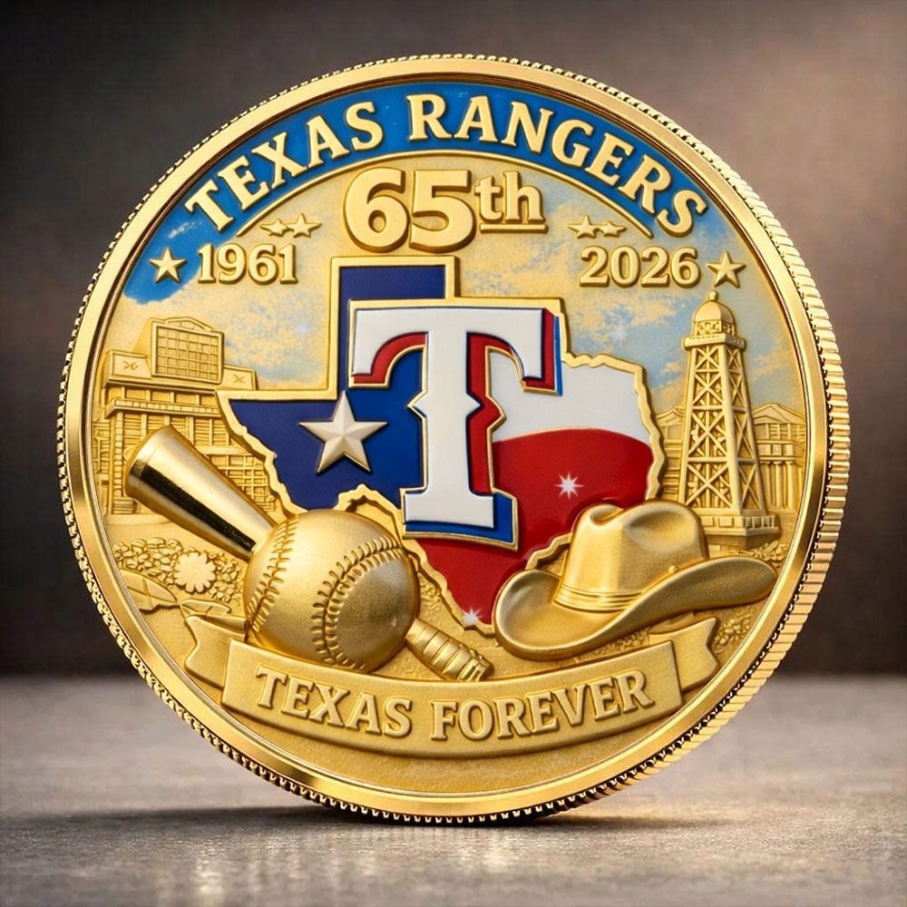 Texas Rangers 65th Anniversary Commemorative Coin – TANTN21608