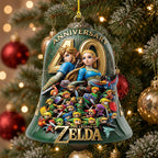The Legend of Zelda 40th Anniversary Custom Shape 2-side Printed Acrylic Ornament – TMTHU9780