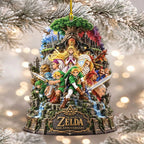 The Legend of Zelda 40th Anniversary Custom Shape 2-side Printed Acrylic Ornament – MAITM15330