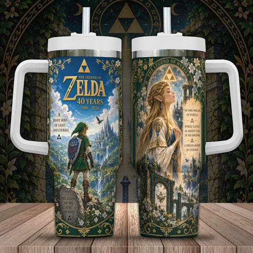The Legend of Zelda 40th Anniversary 40oz Tumbler – MAITM15515