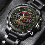 The Lost World: Jurassic Park 30th Anniversary Black Stainless Steel Watch – TMTHU8772