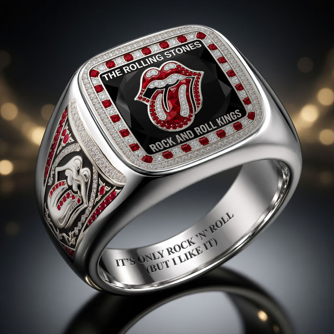 The Rolling Stones 3D Engraved Ring – HOATT18883