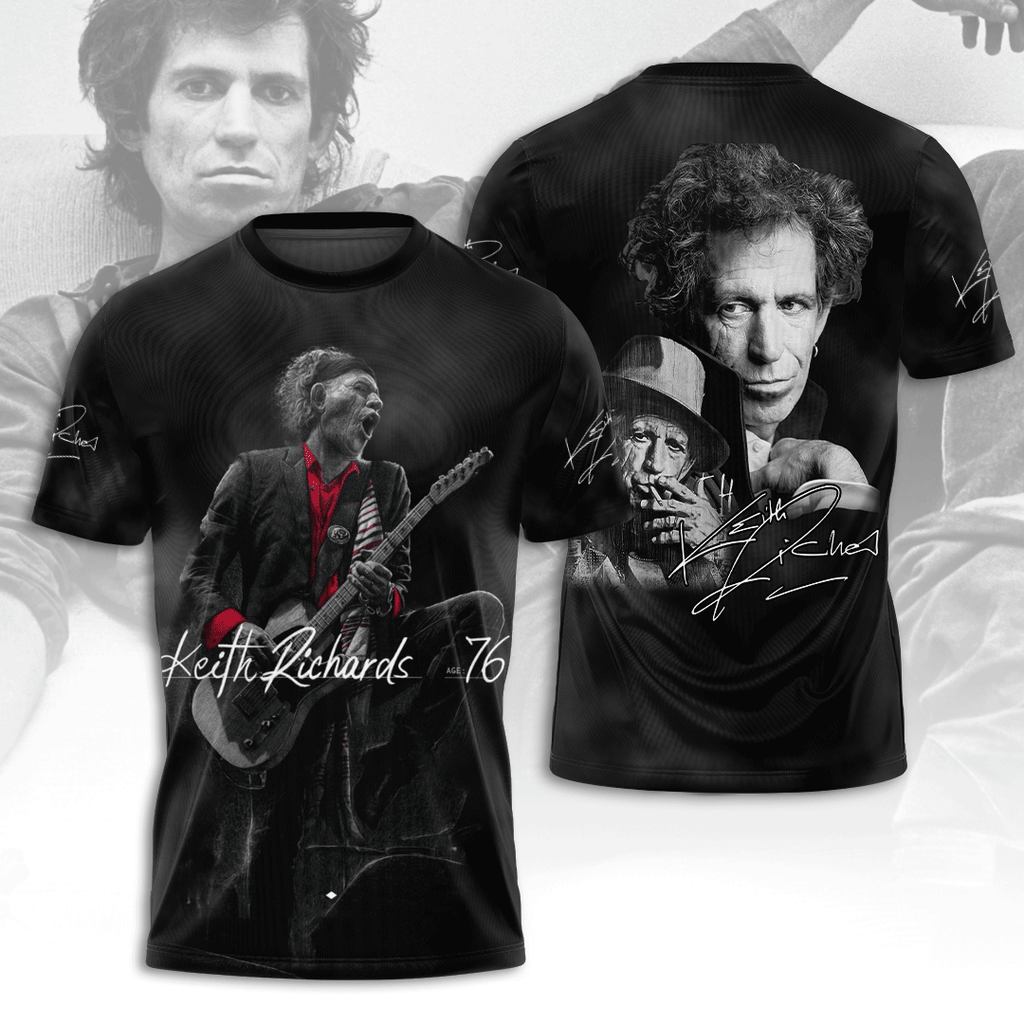 The Rolling Stones x Keith Richards 3D Apparel – ANHNV 9378