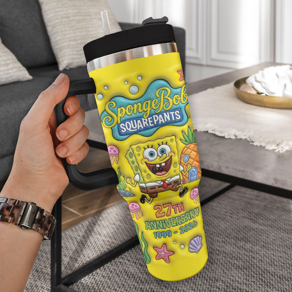 SpongeBob SquarePants 27th Anniversary 40oz Tumbler – TMTHU3336