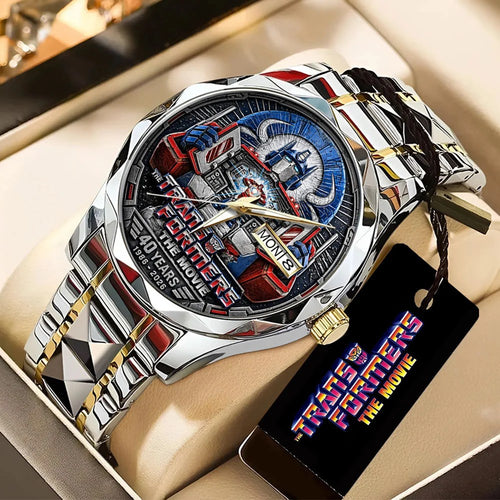 The Transformers: The Movie 40th Anniversary Alloy Luxury Quartz Watch – TANTN26231