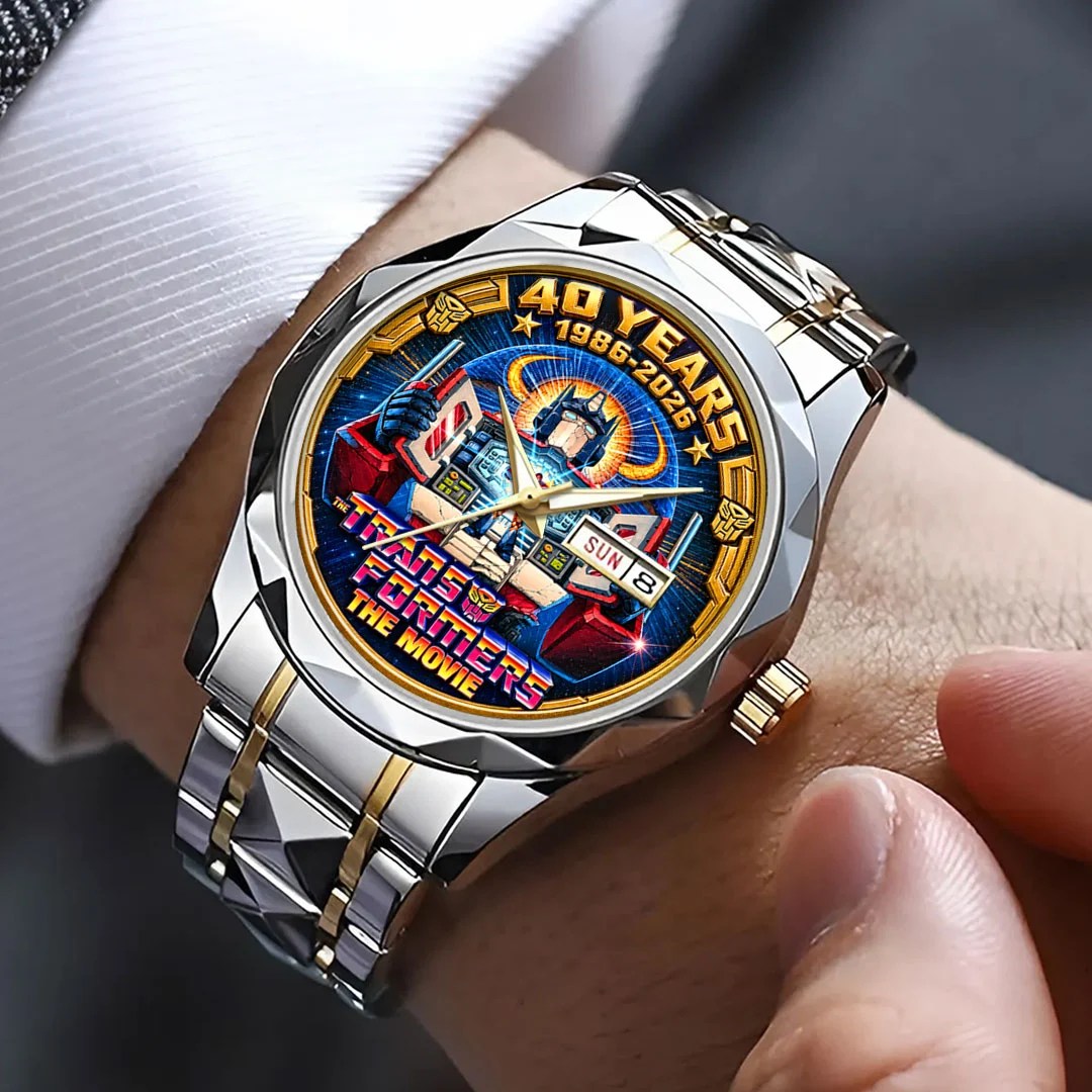 The Transformers: The Movie 40th Anniversary Alloy Luxury Quartz Watch – HOATT26899