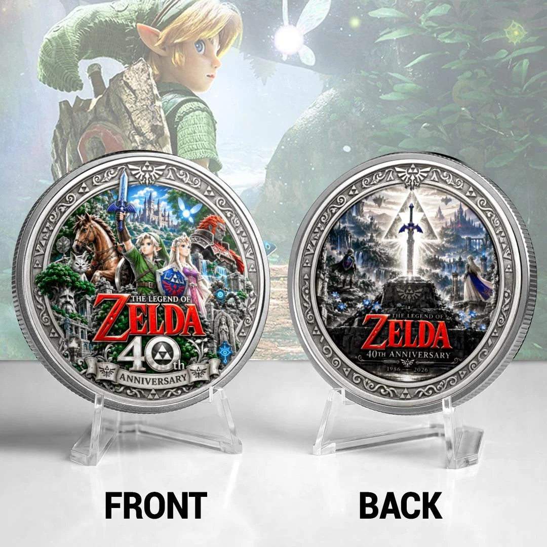 The Legend of Zelda 40th Anniversary Commemorative Coin – HOATT26831