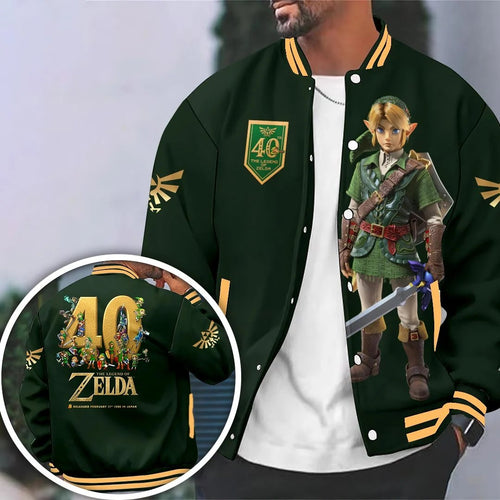 The Legend of Zelda 40th Anniversary Varsity Jacket – HOATT21646