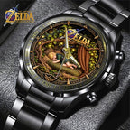 The Legend of Zelda: Ocarina of Time Black Stainless Steel Watch – GNE9207