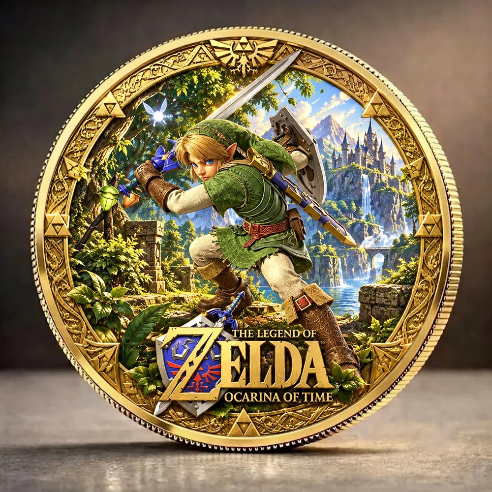 The Legend of Zelda: Ocarina of Time Commemorative Coin – GNE8951