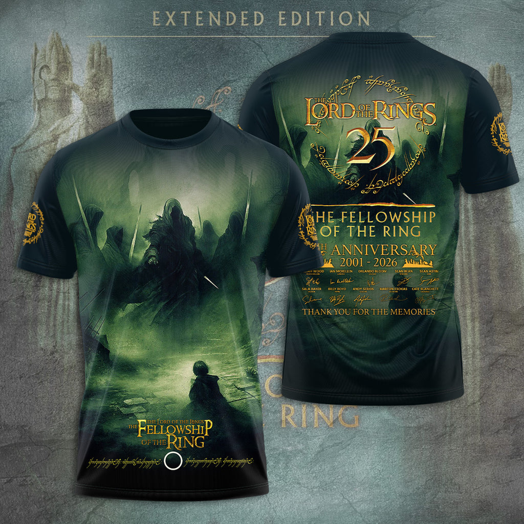 The Lord of the Rings 25th Anniversary 3D Apparel – TANTN19315