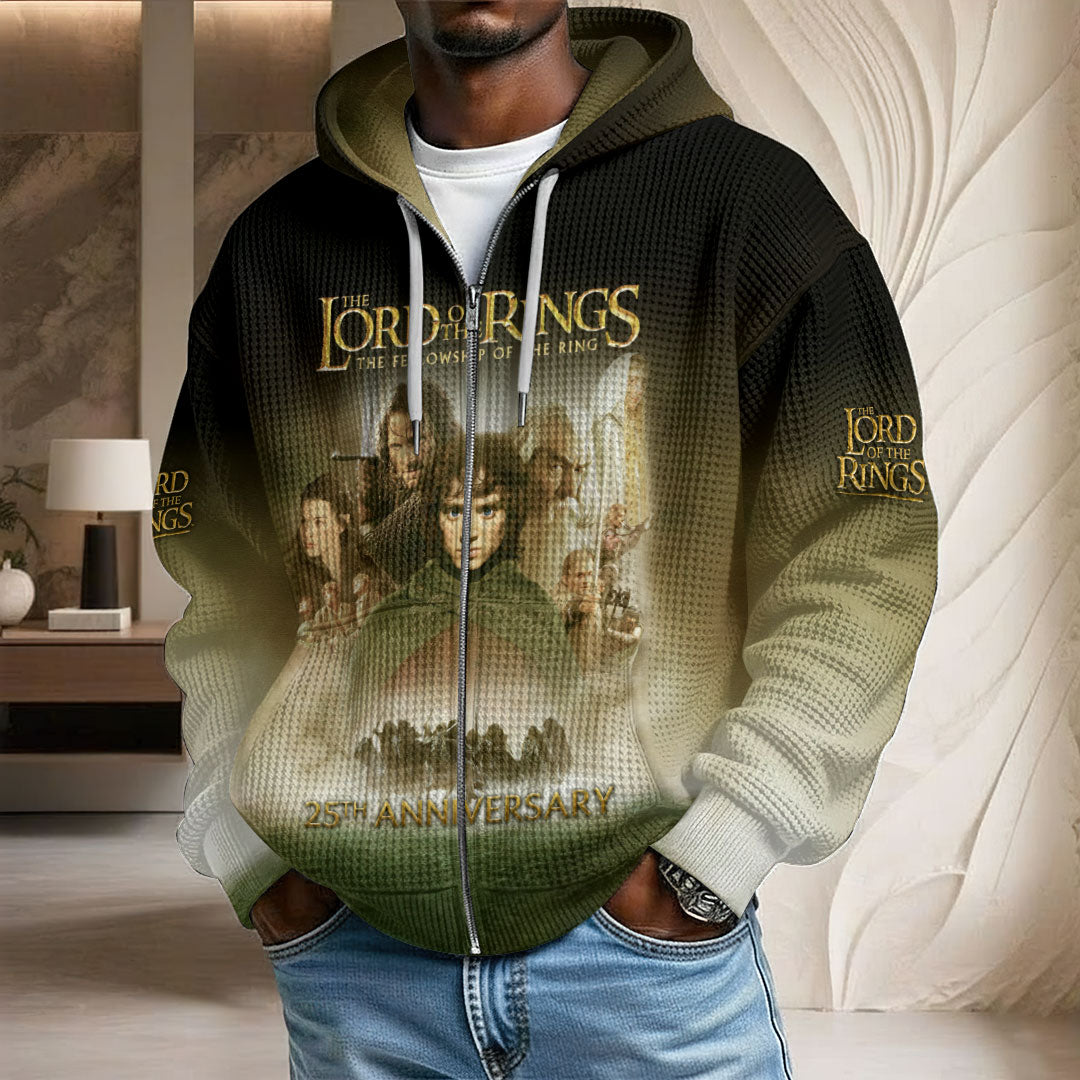 The Lord of the Rings 25th Anniversary 3D Unisex Waffle Hoodie – TMTHU2628