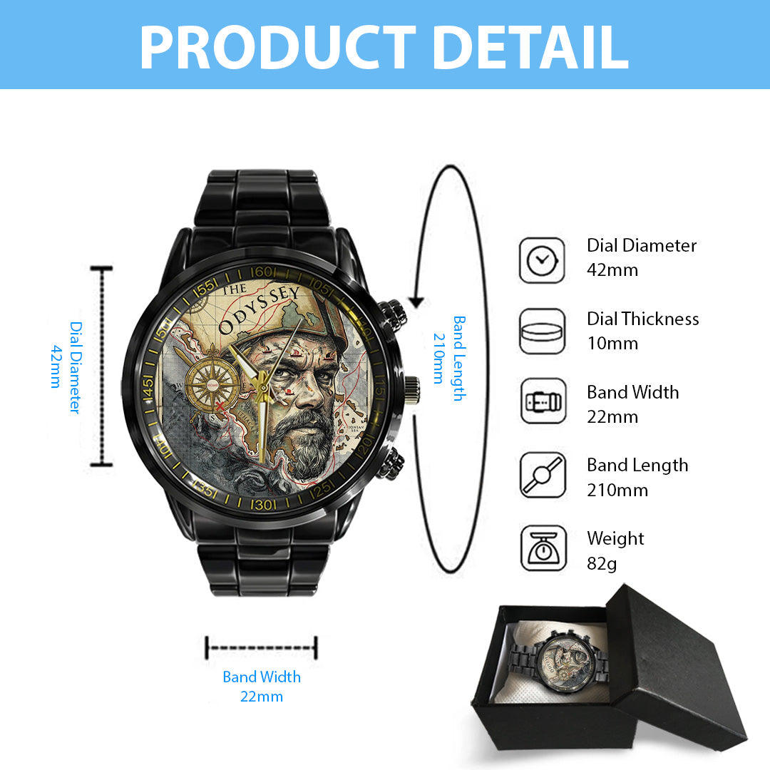 The Odyssey 2026 Black Stainless Steel Watch – TANTN24481