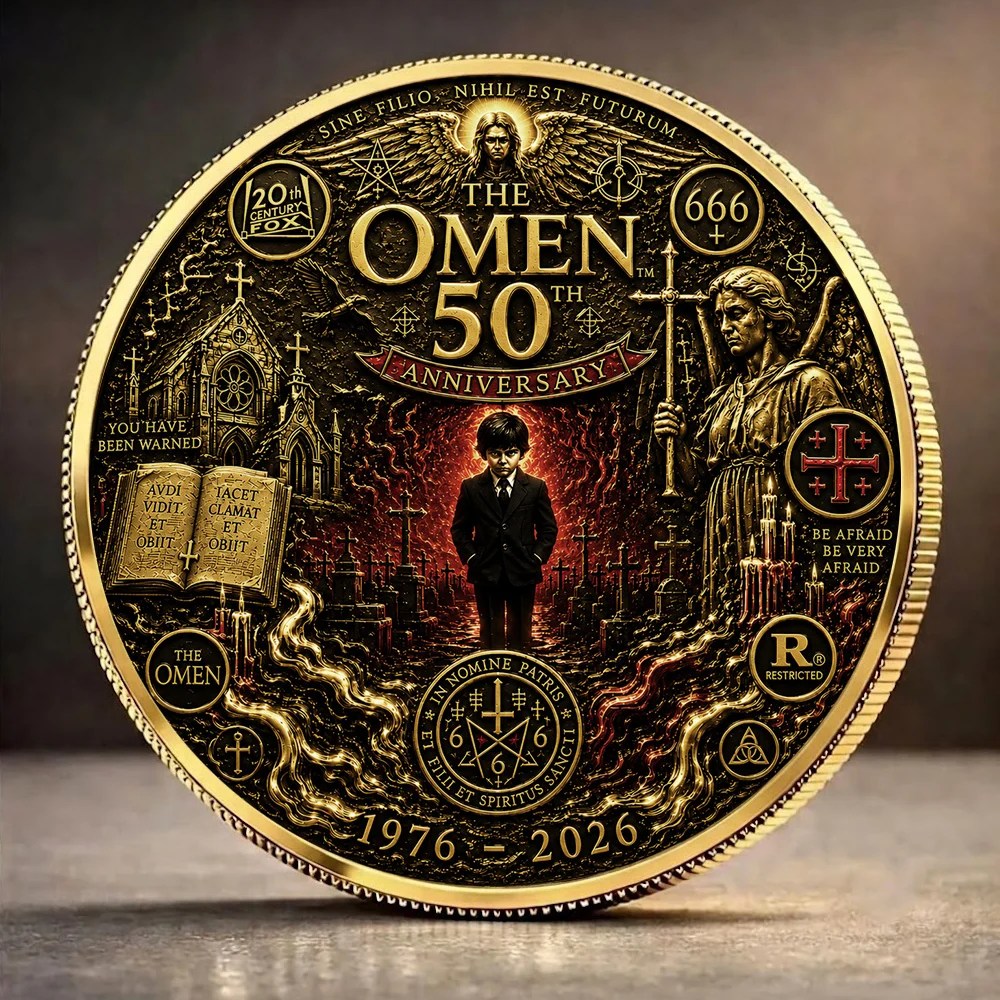 The Omen 50th Anniversary Commemorative Coin – GNE8248