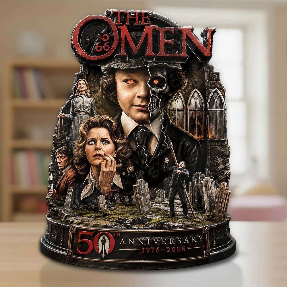 The Omen 50th Anniversary Custom Shape Acrylic Plaque – GNE8245